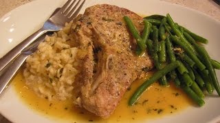 PanSeared Pork Chops and Risotto [upl. by Barb]