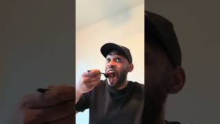 Trying Liberian Jollof Rice  AfroEatz Liberian Food Review  Small Chops [upl. by Jordanna962]