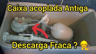 Caixa acoplada Fraca 👷 Como resolver um dos problemas DiY [upl. by Nalon]