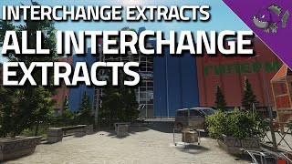 All Interchange Extracts  Extract Guide  Escape From Tarkov [upl. by Kizzee]