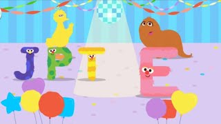 Sesame Street  Letter Dance Party [upl. by Erdnoed344]