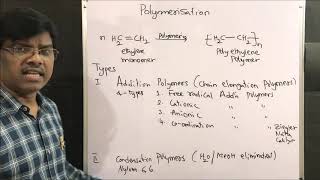 L4 Polymers Addition Polymerisation Free Radical  Cationic  Anionic NEET JEE by Chary [upl. by Vharat]