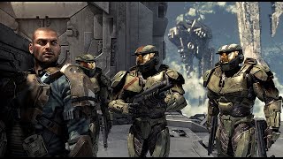 HALO WARS Spartans VS Elites [upl. by Ecnaralc]