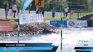 Christian Stanzel Germany U23 Semi Final  2024 ICF CanoeKayak Slalom Junior amp U23 World Champs [upl. by Euqinobe853]