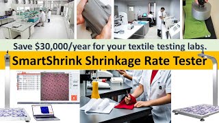 Elevate Fabric Shrinkage Testing SmartShrink Ensures Precision Speed and Reliability [upl. by Aned291]