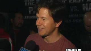 Mark Wahlberg at Pacquiao vs Hatton Prefight Press Conf [upl. by Abehsat873]