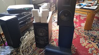 bose lifestyle cubs bose sa3 amplifier vs regular speakers [upl. by Annaigroeg]