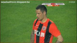 Sejad Salihović Goals  Beijing Renhe 30 Hunan Billows 03072016 [upl. by Broeker]