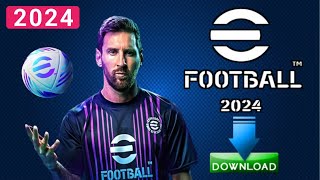 Cómo descargar eFootball 2024  Cómo instalar eFootball 2024 manera fácil [upl. by Terryl]