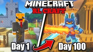 I Survived 100 Days in RL Craft 29 Modded Minecraft [upl. by Neerbas]