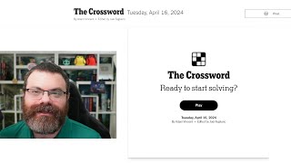 Beginner crossword solver  NYT Tuesday Crossword April 16 2024 [upl. by Buna]