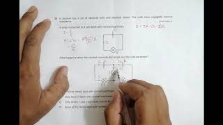 2019 CAIE AS amp A level May June Physics Paper 13 Q No 36 970213MJ19 by Sajit C Shakya [upl. by Saihtam746]