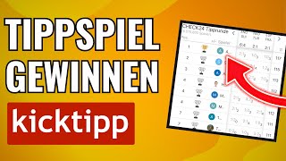 TIPPSPIEL Gewinnen mit diesem Trick Kicktipp und co [upl. by Leiser395]