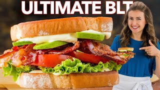 THE BEST BLT SANDWICH IVE EVER MADE  Quick and Easy Recipe [upl. by Mosier459]