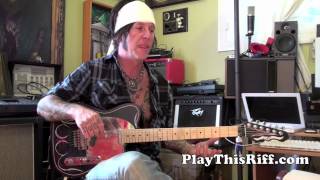 TRACII GUNS guitar lesson quotLA GUNS Early Yearsquot PlayThisRiffcom [upl. by Glanville801]