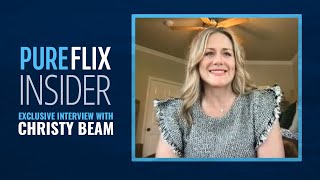 Christy Beam  Exclusive Interview  Pure Flix Insider [upl. by Adahs]