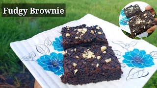 ഫഡ്‌ജി ബ്രൗണിസ്  Fudgy Brownie Recipe  Brownie Recioe In Malayalam  Brownie  Ummees kitchen [upl. by Tina]