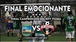 Final do campeonato Society de Piúma ES 2024 [upl. by Eirahcaz885]