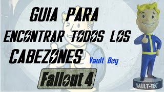 Encontrar todos los cabezones de Fallout 4  GUIA de Busqueda Vault boy [upl. by Lhadnek]