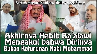 Akhirnya Habib Baalawi Mengakui bahwa Dirinya Bukan Keturunan Nabi Muhammad Tinta Nusantara [upl. by Evot]