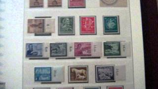 My German Stamp Collection Deutsches Reich 1933 to 1945 [upl. by Suertemed338]