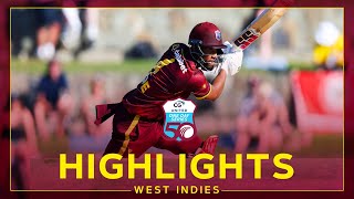 Highlights  West Indies v England  Shai Hope Strikes 68 But Visitors Win  2nd CG United ODI [upl. by Ahsiemat102]