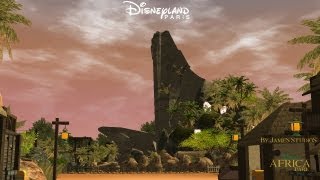 DISNEYS AFRICA Park By JameS StudioS Trailer 2 Disneyland Paris RCT3 [upl. by Supat]