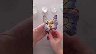 How to make wafer paper butterflies shorts [upl. by Spencer]