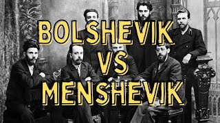 Bolshevik vs Menshevik  What is the difference between them [upl. by Bobette164]