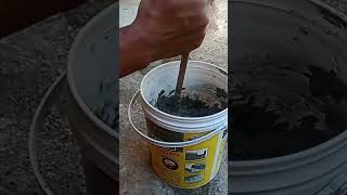 Water proofing gamit ang modo aqua lock waterleak waterproofing mondo thoroseal diy [upl. by Aihsena236]