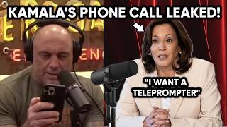 LEAKED Phone Call EXPOSES Kamalas Full List of Demands for Joe Rogan Podcast Parody [upl. by Arracot]