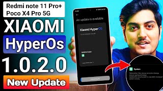 Redmi Note 11 Pro Plus amp Poco X4 Pro HyperOs 1020 INDIA Update is here  Major Bug Fix [upl. by Froemming906]