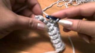 How to Crochet Horizontal Ribbing [upl. by Ayerdna]