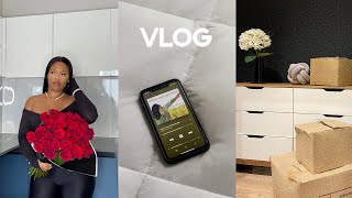 VLOG  I MOVED TO MY NEW APARTMENT • NEW TV STAND • DOING THINGS FOR MY OWN SATISFACTION amp MORE [upl. by Tfat]