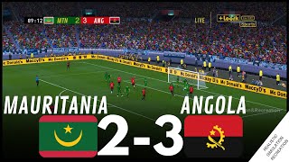 AFCON2023 MAURITANIE 23 ANGOLA  Résumé • Simulation et loisirs de jeux vidéo [upl. by Yevette]