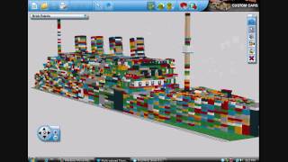 Lego Titanic in Lego Digital Designer [upl. by Ahsienauq]