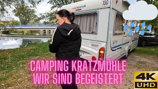 Camping Kratzmühle wir sind begeistertWohnwagen DeutschlandTrip Vlog 8 Anreise Altmühltal [upl. by Alrac234]