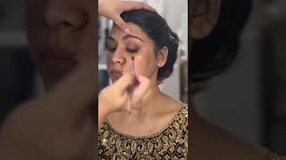 Dark skin makeup tutorial step by step by makeuptutorial eyemakeup song bollywood [upl. by Laaspere]