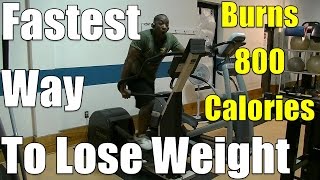 Fastest Way to Lose Weight  This 40min HIIT Elliptical Workout Burns 800 calories [upl. by Alra]