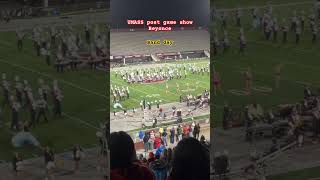 UMASS post game show umassamherst marchingband beyonce [upl. by Alikam]