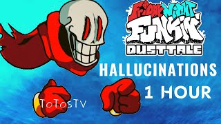 🤸‍♀️VS Phantom Papyrus HALLUCINATIONS 1 Hour Dusttale FNF 1 hour [upl. by Airdnazxela]