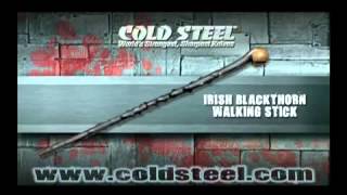 Irish Blackthorn Walking Stick  Cold Steel [upl. by Suirtimid]