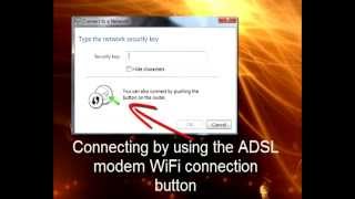 Connecting to a WiFi modem [upl. by Wills]