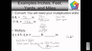 4th Grade Inches Feet Yards and Miles [upl. by Pierson]