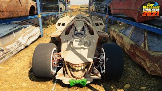 Rebuilding 2015 BATMOBILE ARKHAM KNIGHT  Car Mechanic Simulator 2021 [upl. by Ennalorac]