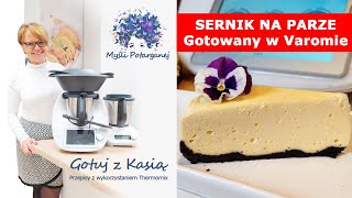 Delikatny sernik na parze gotowany w Varomie  Przepis na Thermomix  Myśli Potarganej [upl. by Justine]