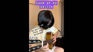 Misirlou on my guitarPlay and Arranged by linglingguitar guitar guitartok [upl. by Berck]