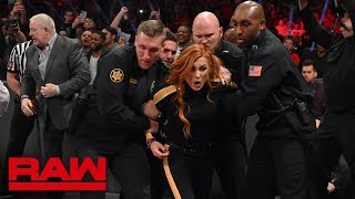 Becky Lynch gets arrested Raw Feb 25 2019 [upl. by Ruscio590]