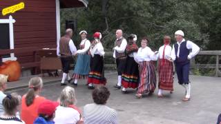 Folk dance  KadriljerKatrillit Helsingin pitäjän tanhuujat ja spelarit 782013 [upl. by Leonsis]