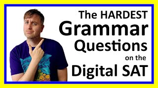 December 2024 DSAT Practice 20 Hardest Digital SAT Grammar Questions Solved [upl. by Nyladam]